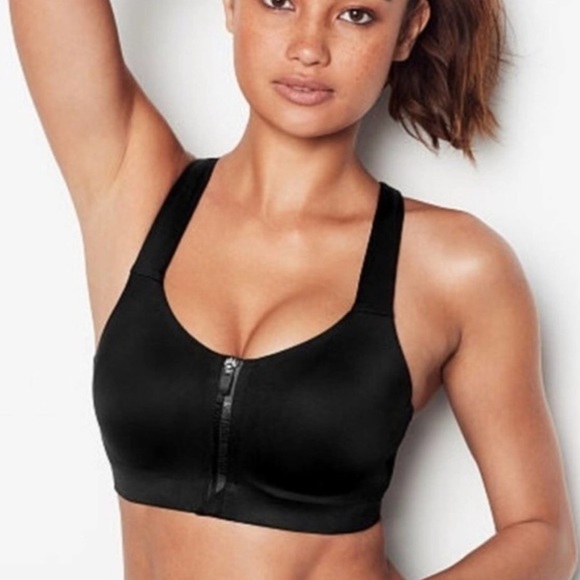 Victoria's Secret Bra VSX Incredible Knockout Ultra Max Sports Bra BLACK SZ 36DD - Picture 4 of 14
